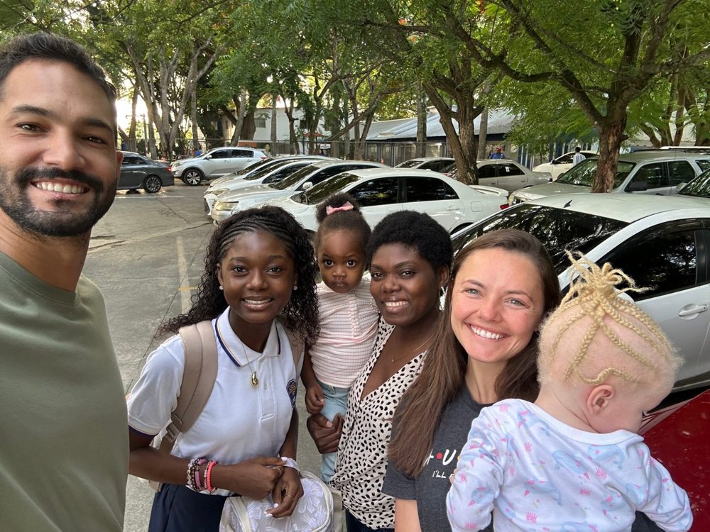 Missionary family and community